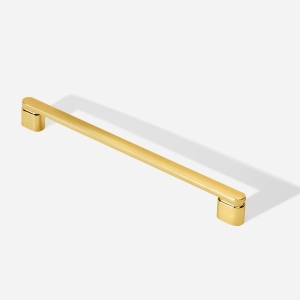 Puxador para M&oacute;vel Al&ccedil;a Sobrepor 224 mm Zamac (Memphis Dourado)