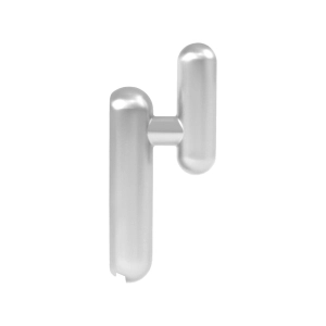 Cabide com Gancho de Parede Zamac (Moema Escovado)