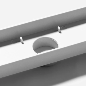 Ralo Linear Oculto 5x90 cm (Branco)