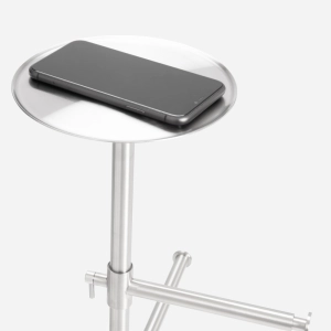 Toalheiro de Piso em Inox (Donatello Escovado)