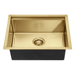 Cuba Workstation de Cozinha Inox 54x41 cm (Kyoto Ouro Fosca)