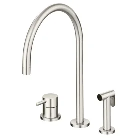 Torneira Monocomando com Ducha de Cozinha (Fiji Escovada) - Outlet Produto Torneira Monocomando com Ducha de Cozinha (Fiji Escovada) - Outlet