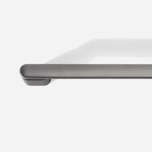 Puxador para M&oacute;vel Al&ccedil;a Sobrepor 160 mm Zamac (Memphis Grafite Fosco)