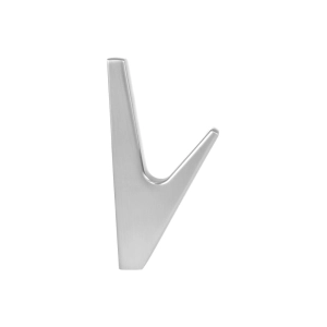 Cabide com Gancho de Parede Zamac (Lapa Escovado)