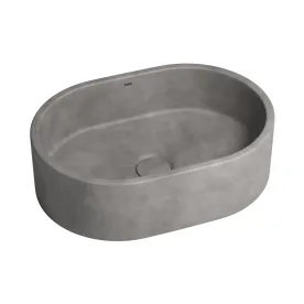 Cuba de Banheiro Concreto Apoio Elipse 40 cm (Francs Cemento) Produto Cuba de Banheiro Concreto Apoio Elipse 40 cm (Francs Cemento)