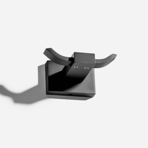 Cabide com Gancho Duplo (Mondrian Preto Fosco)