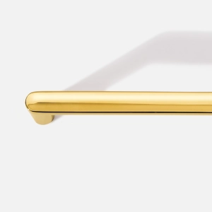 Puxador para M&oacute;vel Al&ccedil;a Sobrepor 128 mm Zamac (Cartago Dourado) - Outlet