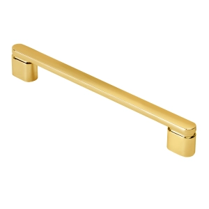 Puxador para Móvel Alça Sobrepor 160 mm Zamac (Memphis Dourado)