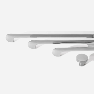 Puxador para Móvel Alça Sobrepor 160 mm Zamac (Pompeia Cromado)