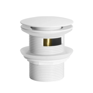 V&aacute;lvula Click de Inox para Banheiras (Branca)