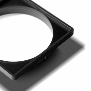 Conjunto Ralo com Fecho e Porta Grelha 10x10 cm (Preto)