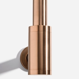 Sifão Metálico com Copo para Banheiro (Line Rosé Gold Fosco)