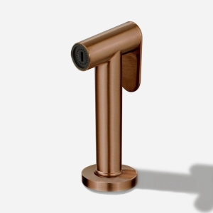 Torneira Monocomando com Ducha de Cozinha Inox (Fiji Ros&eacute; Gold Fosca)