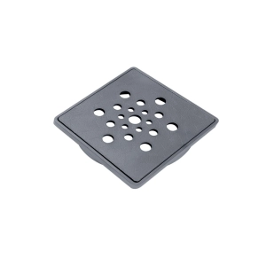 Conjunto Ralo e Porta Grelha 10x10 cm (Cinza)
