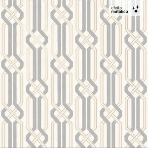 Papel de Parede Geométrico Lavável 10,00 x 0,53 m (Creativo Cinque) Produto Papel de Parede Geométrico Lavável 10,00 x 0,53 m (Creativo Cinque)