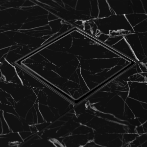 Ralo Oculto Invisível com Encaixe Universal (Preto)