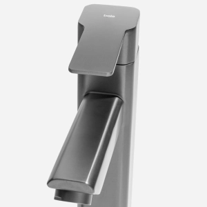 Torneira Monocomando Alta para Banheiro Inox (Adda Grafite Fosca)