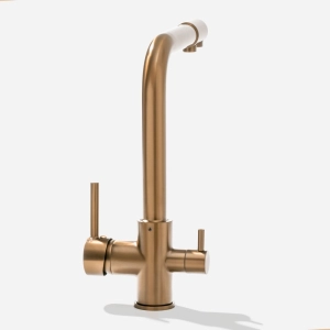 Torneira Monocomando Girat&oacute;ria de Filtro (Ubatuba Ros&eacute; Gold Fosca)