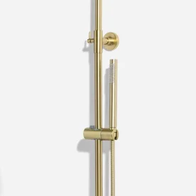 Ducha Coluna de Inox Redonda 25 cm (Dourada Fosca) - Outlet Produto Ducha Coluna de Inox Redonda 25 cm (Dourada Fosca) - Outlet
