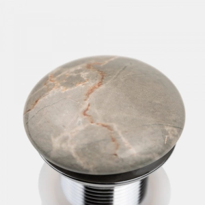 Válvula Click de Louça para Cubas (Mármore Bronze Armani)