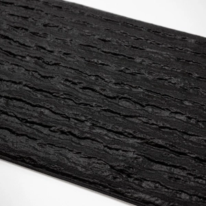 Painel 3D Textura Adesivo 115x30x1,2 cm (Preto)