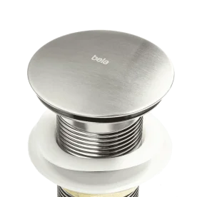 Válvula Click de Inox para Cubas (Escovada) - Outlet Produto Válvula Click de Inox para Cubas (Escovada) - Outlet