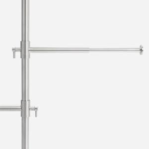 Toalheiro de Piso em Inox (Donatello Escovado)