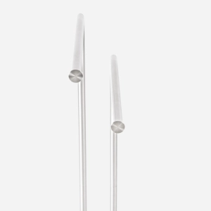 Toalheiro de Piso em Inox com Base de M&aacute;rmore (Rizzi Escovado)