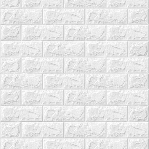 Painel 3D Tijolo Adesivo 70x77x0,5 cm (Branco)