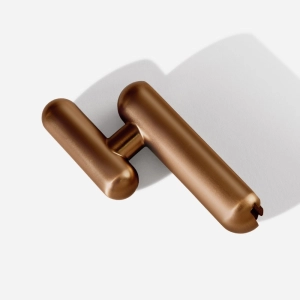 Cabide com Gancho de Parede Zamac (Moema Rosé Gold Fosco)