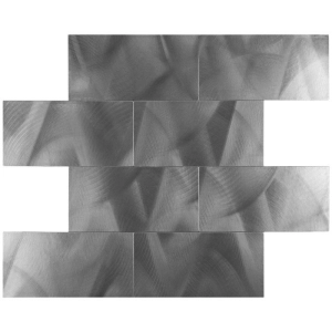 Pastilhas Adesivas Metálicas (Brick Grey)