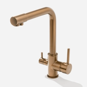 Torneira Monocomando Girat&oacute;ria de Filtro (Ubatuba Ros&eacute; Gold Fosca)