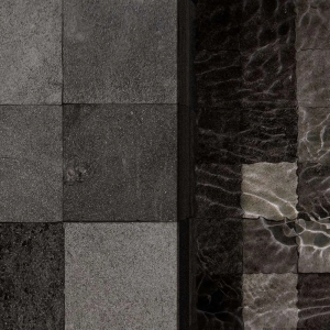 Pedra Hitam Lisa 20x20 cm - m&sup2;