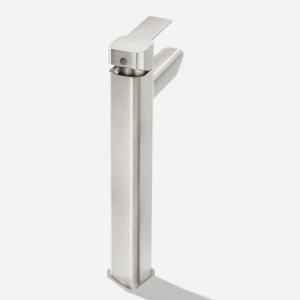 Torneira Monocomando Alta para Banheiro Inox (Adda Escovada)