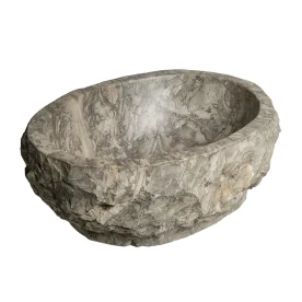 Cuba de Banheiro Mármore Army Rústica Apoio até 45 cm (Jakarta) - Outlet Produto Cuba de Banheiro Mármore Army Rústica Apoio até 45 cm (Jakarta) - Outlet
