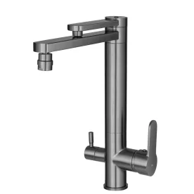 Produto Torneira Monocomando Giratória de Filtro (Ibiza Grafite Fosca) - Outlet