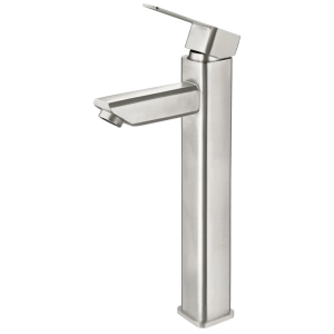 Torneira Monocomando Alta para Banheiro Inox (Adda Escovada)