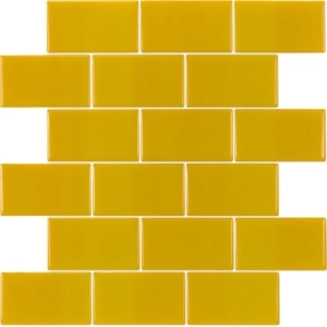 Pastilhas Adesivas Resinadas Metr&ocirc; (Amarela)