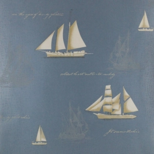 Papel de Parede Infantil Barco Lav&aacute;vel 10,00 x 0,53 m (Avventura Due)