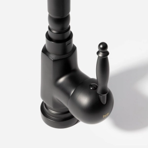 Torneira Monocomando Retr&ocirc; Alta para Banheiro (Douro Preta Fosca)