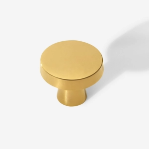 Puxador para M&oacute;vel Ponto Zamac (Pompeia Dourado)