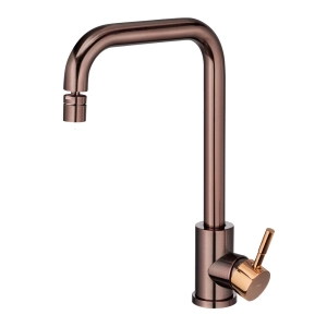 Torneira Monocomando Giratória de Cozinha Inox (Malta Bronze)