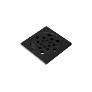 Conjunto Ralo com Fecho e Porta Grelha 10x10 cm (Preto)