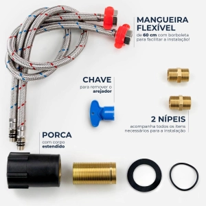 Torneira Monocomando Gourmet de Cozinha (Venice Dourada Fosca)