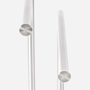 Toalheiro de Piso em Inox com Base de M&aacute;rmore (Rizzi Escovado)