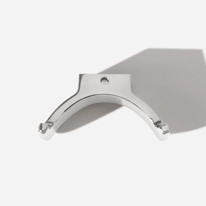 Cabide com Gancho Duplo de Parede Zamac (Batel Cromado)