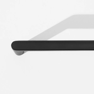 Puxador para M&oacute;vel Al&ccedil;a Sobrepor 224 mm Zamac (Cartago Preto Fosco)