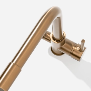 Torneira Monocomando Girat&oacute;ria de Filtro (Ubatuba Ros&eacute; Gold Fosca)