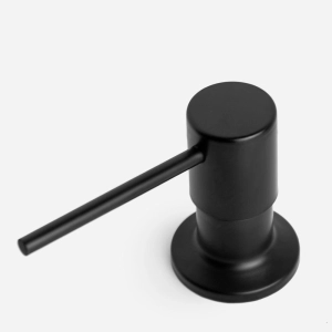 Dosador para Detergente Embutido Inox 500 ml (Flat Preto Fosco)