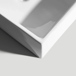 Cuba Fazenda de Cozinha Lou&ccedil;a Retangular 55x41 cm (Amalfi Branca)